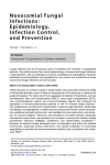 Nosocomial Fungal Infections: Epidemiology, Infection Control, and