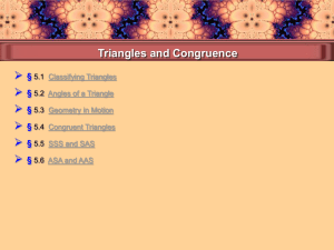 Angles of a Triangle