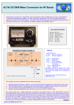 ALTAI CB SWR Meter Conversion for HF Bands