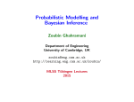 Probabilistic Modelling and Bayesian Inference