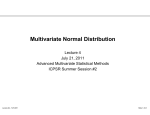Multivariate Normal Distribution