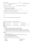 Unit 4 Review Sheet Name 1. Diffusion is the movement of