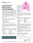 Lung Cancer: Risk Factors and Screening