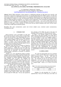 ps3.e.7. all-optical fo-cdma network