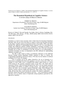 The Dynamical Hypothesis in Cognitive Science: A review essay of