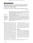 Explaining variation in familial adenomatous polyposis