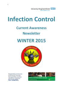 Infection Control - University Hospitals Bristol NHS Foundation Trust