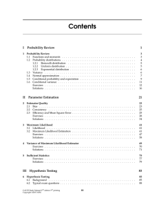 Contents - Actuarial Study Materials