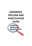 Booklet of Grammar and Language