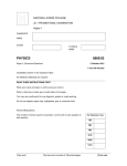 physics 8866/02 - A Level Tuition