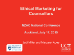 Ethical Marketing for Counsellors NZAC National Conference