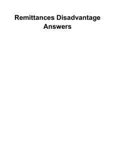 Remittances Disadvantage Aff