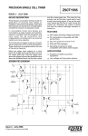 ZSCT1555 Precision single cell timer datasheet