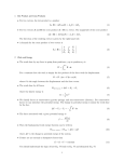 1 Dot Product and Cross Products • For two vectors, the dot product