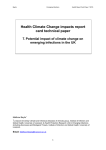 Health Climate Change impacts report card technical paper