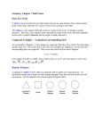 Geometry Chapter 7 Math Notes Parts of a Circle A circle is the set of