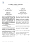 Max Min Sorting Algorithm