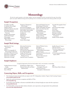 Meteorology - FSU Career Center