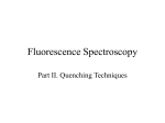 Fluorescence Spectroscopy