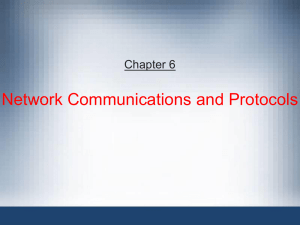 Chapter 6: Network Communications and Protocols