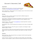 3rd Grade Geometry Menu