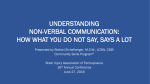Understanding Non Verbal Communication: How What YOu