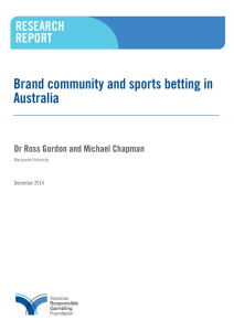 Brand community and sports betting in Australia
