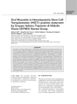Oral Mucositis in Hematopoietic Stem Cell Transplantation (HSCT
