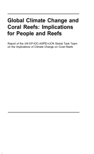 Global Climate Change and Coral Reefs