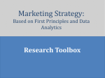 Marketing Strategy Research Toolbox