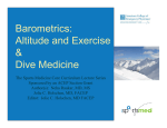 Diving and High Altitude Medicine