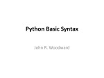 2-Python Basic Syntax