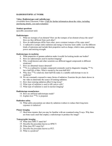 radioisotopes and radiotherapy - video