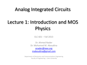 Lecture #0 - Cairo University Scholars