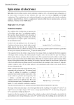 Spin states (d electrons)