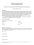 Module 13: The Endocrine System: Hormones and Receptors