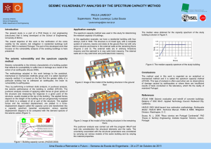 The seismic vulnerability and the spectrum capacity method