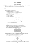 Unit 1: Probability