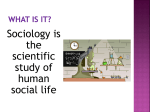What is Sociology? - George Abbot School