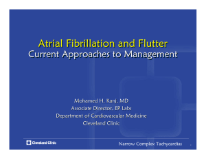 Atrial Fibrillation and Flutter - Cleveland Clinic Center for Continuing