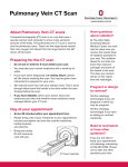 Pulmonary Vein CT Scan - OSU Patient Education Materials