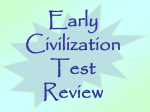 Early Civilizations Test Review