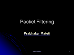 Packet Filtering