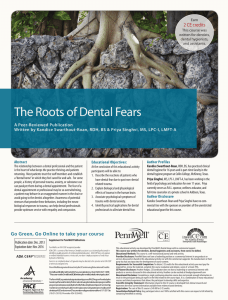 The Roots of Dental Fears