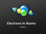 Electrons in Atoms - Biloxi Public Schools