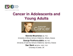 ESMO E-Learning: Cancer in Adolescents and Young Adults