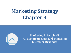 Marketing Strategy Chapter 3