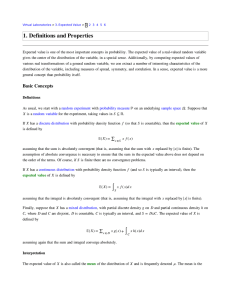 1. Definitions and Properties