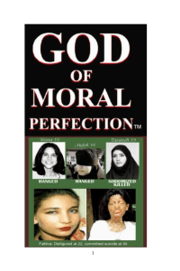 exploitation - GOD OF MORAL PERFECTION