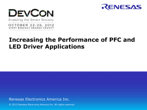 Harmonic Current - Renesas e